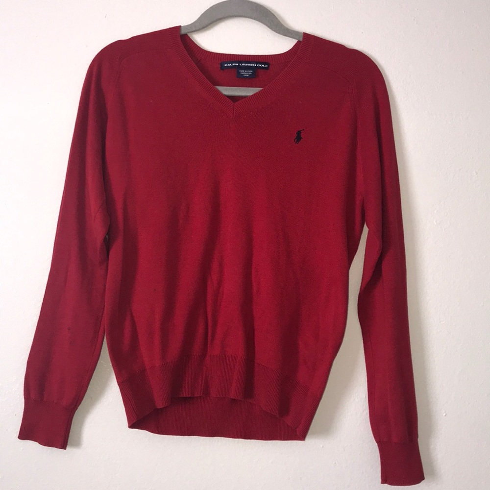 Red Polo Long sleeve